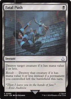 Fatal Push - Common - MTG Magic The Gathering Card Assassin Creed Magic The Gath - Image 1