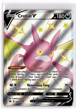 Crobat V - SWSH098 SWSH: Sword & Shield Promo Cards Holo LP - Image 1