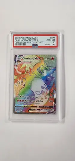 PSA 10 Pokemon Card: Charizard Vmax 074/073 - Image 1