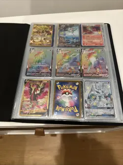 Pokemon Binder All Cards Real (binder Included)Message For Individual Cards - Image 1