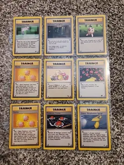 Early Gen Trainer Cards Pokemon Trading Cards - Image 3
