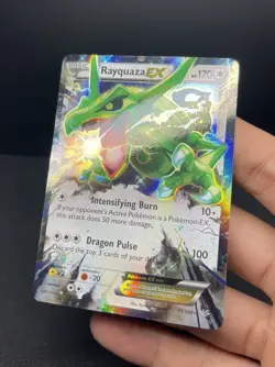Pokemon TCG Rayquaza EX Ultra Rare Card 75/108 XY: Roaring Skies - Image 5