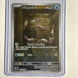 Pokemon Wimpod 191/182 SV04: Paradox Rift Illustration Rare Holo Card - Image 1