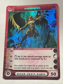 2009 Chaotic 4Kids TCG Irsenog Promo #P-017 Holo Rare Trading Card Collectible - Image 2