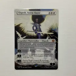 Magic the Gathering TCG - Elspeth, Storm Slayer (Borderless Mythic Card) - Image 1