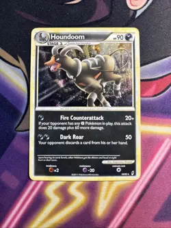 Houndoom 10/95 Holo Rare Pokemon Call of Legends 2011 Vintage Card LP/MP - Image 1