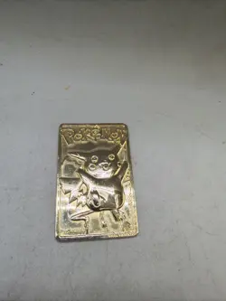 Pokemon 23K Gold Plated Trading Card | #25 Pikachu | Burger King Edition - Image 2