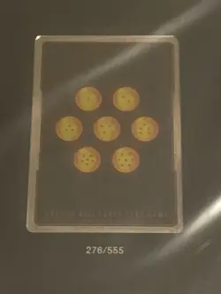 DRAGON BALL SUPER CARD GAME 5th Anniversary Pure Silver Card Limited Edition#276 - Image 5