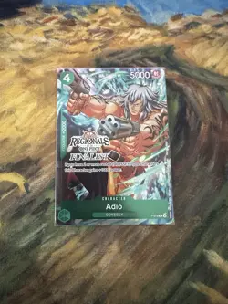 Adio - Offline Regional FINALIST - P-078 - One Piece Card Game - NM - Image 1