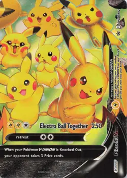 Pikachu V-Union - Promo Holo SWSH: Sword & Shield Promo Cards SWSH142 NM - Image 1