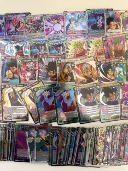 Dragon Ball Super Fearsome Rivals Huge Foil Lot 200+ Cards - Image 3