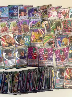 Dragon Ball Super Fearsome Rivals Huge Foil Lot 200+ Cards - Image 4