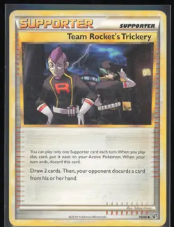 Team Rocket's Trickery Normal 78/90 Pokemon HGSS03: Undaunted MP Pokemon Card - Image 1