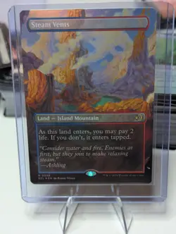 Steam Vents (Borderless) - Foil - Lorwyn Eclipsed - NM- Shock land - MTG - Image 2