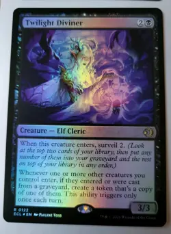 MTG - Lorwyn Eclipsed: Twilight Diviner (0122) - Rare Foil - Near Mint - Image 1