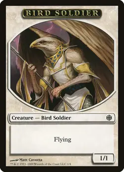 Bird Soldier Token [Alara Reborn Tokens] Lightly Played - Image 1