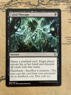 MTG Magic Cabal Therapy MINT! (Eternal Masters) - Image 1