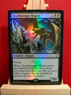 Deathbringer Regent Pre-Release Promo FOIL - Dragons of Tarkir - Rare - NM - MTG - Image 1