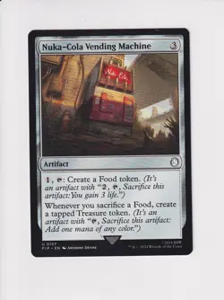 MAGIC THE GATHERING MTG FALLOUT NUKA-COLA VENDING MACHINE - Image 1