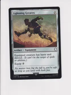 MAGIC THE GATHERING MTG FALLOUT LIGHTNING GREAVES - Image 1