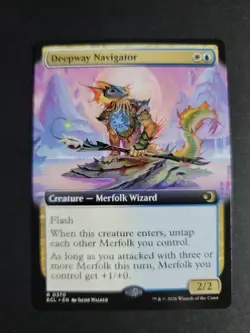 Deepway Navigator (Extended Art) Rare MTG Lorwyn Eclipsed - Image 1