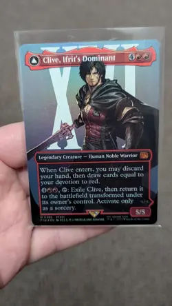 Clive, Ifrit's Dominant (Borderless) (Foil) NM [FIN] MTG Final Fantasy - Image 1