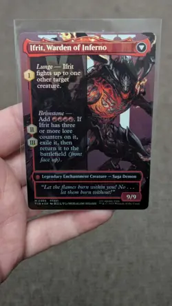 Clive, Ifrit's Dominant (Borderless) (Foil) NM [FIN] MTG Final Fantasy - Image 2