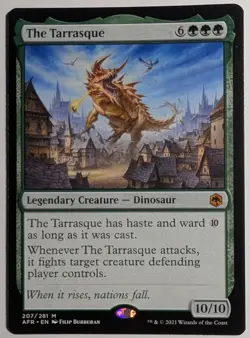 The Tarrasque x1 Adventures in the Forgotten Realms Magic the Gathering LP/NM - Image 1