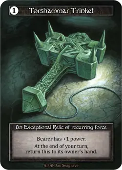 FOIL Sorcery Contested Realm - Torshammar Trinket (Foil) - Beta (B) - Image 1
