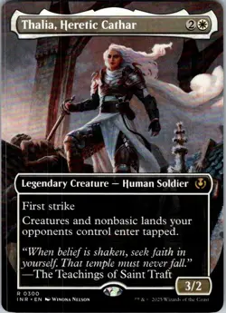 Magic | INR | Thalia, Heretic Cathar (Borderless) | 300 | Normal | NM - Image 1