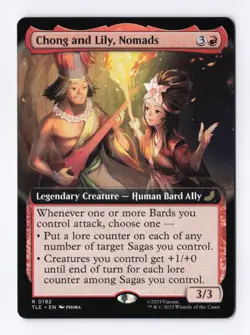 Chong and Lily, Nomads (Extended Art) MTG Avatar: Last Airbender: Eternal Legal - Image 1