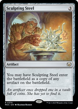 Sculpting Steel [March of the Machine Commander] Magic MTG - Image 1