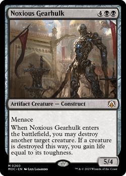 Noxious Gearhulk [March of the Machine Commander] Magic MTG - Image 1