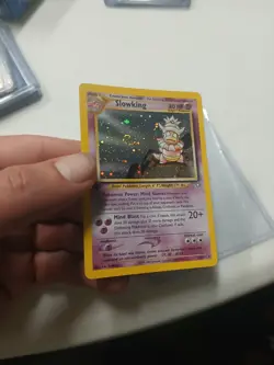 1st Edition Slowking Pokemon Card TCG Neo Genesis Holo 14/111 Swirl - Image 4
