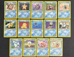 Pokemon TCG Gym Heroes / Gym Challenge Vintage Misty’s Pokemon Lot Of 14 - Image 1