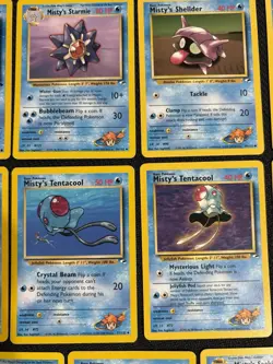 Pokemon TCG Gym Heroes / Gym Challenge Vintage Misty’s Pokemon Lot Of 14 - Image 3