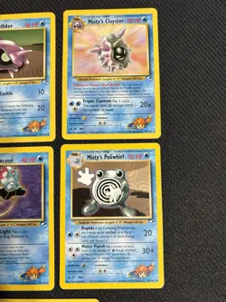 Pokemon TCG Gym Heroes / Gym Challenge Vintage Misty’s Pokemon Lot Of 14 - Image 4