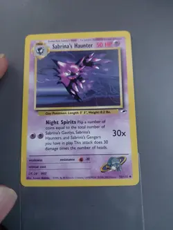 Pokemon TCG Sabrina’s Haunter 58/132 Gym Heroes Set LP Condition - Image 2