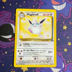 Pokemon TCG: Wigglytuff 32/64 Jungle Reg Unlimited WOTC LP Rare - Image 1
