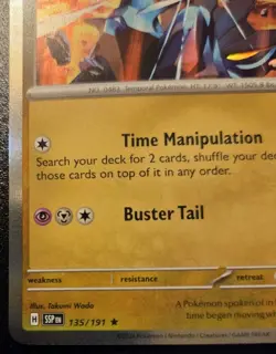 Dialga 135/191 Holo Rare Scarlet & Violet: Surging Sparks Pokemon TCG - Image 4