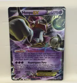 Pokemon TCG Hoopa EX XY Black Star Promos XY71 Holo Promo NM - Image 1