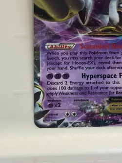 Pokemon TCG Hoopa EX XY Black Star Promos XY71 Holo Promo NM - Image 4