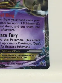 Pokemon TCG Hoopa EX XY Black Star Promos XY71 Holo Promo NM - Image 5
