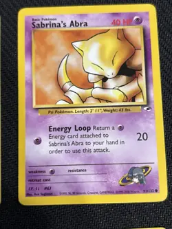 Pokemon TCG Gym Heroes / Gym Challenge Vintage Sabrina’s Pokemon Lot Of 8 - Image 5