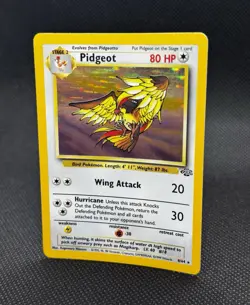 Pokemon TCG Pidgeot Jungle 8/64 Holo Unlimited Holo Rare SUPER CLEAN - Image 2