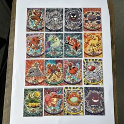 Pokemon Topps TV Animated Series 2 Bundle Inc Gengar #94 - Image 1