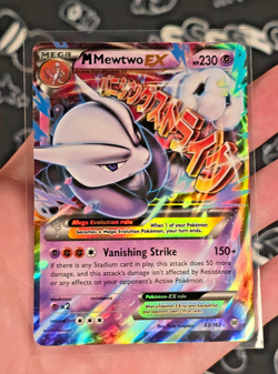 M Mewtwo EX (63) Ultra Rare XY - BREAKthrough 63/162 - LP/MP - Pokemon TCG - Image 1