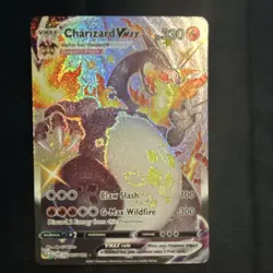 Pokemon Charizard VMAX Shiny Holo Rare Full Art Shining Fates SV107/SV122 330 HP - Image 1