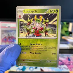 MISPRINT Hydrapple #018/182 Reverse Holo -Error, Miscut- Pokemon Destined Rivals - Image 1