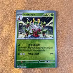 MISPRINT Hydrapple #018/182 Reverse Holo -Error, Miscut- Pokemon Destined Rivals - Image 3